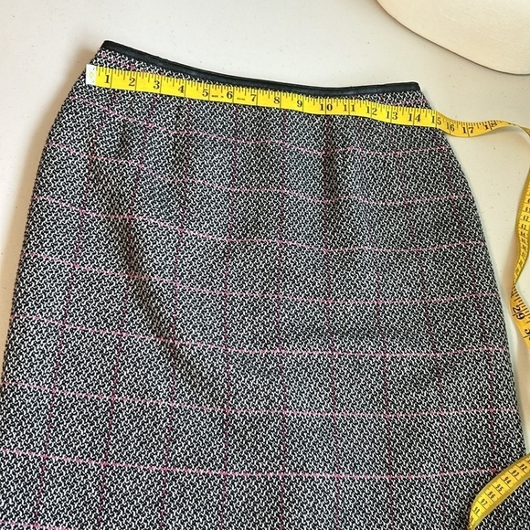 Talbots Petites Wool Blend Plaid Pencil Skirt - Picture 9 of 11